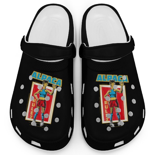 Alpaca rulez. Yes, it's true! Clogs