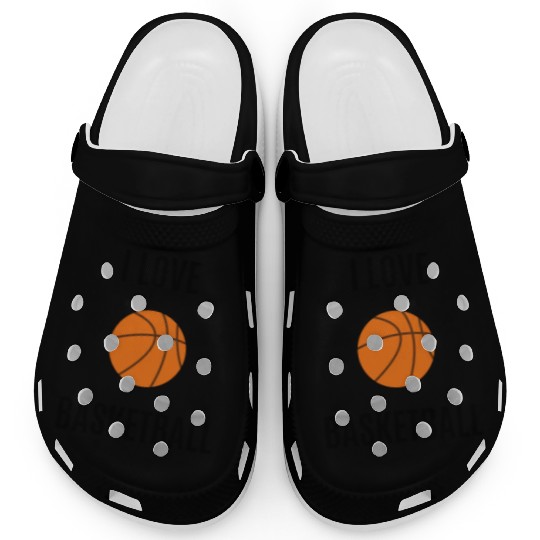 I love basketball Clogs