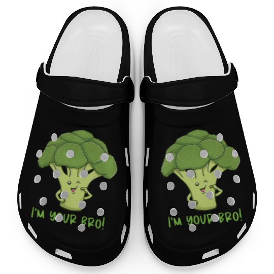 I m Your Bro for Broccoli Lover Clogs