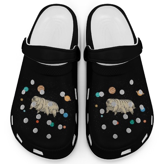 Tardigrade in Space for Tardigrade Lover Posters Clogs