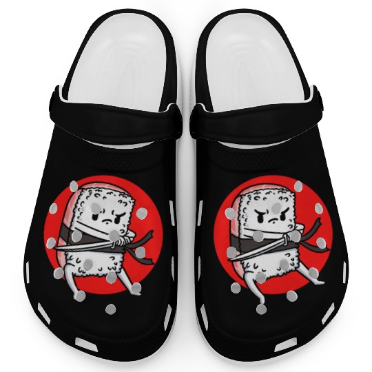 Sushi Samurai For Sushi Lover Clogs