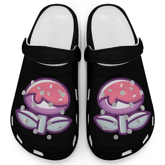 classic retro sweet flower power up Clogs