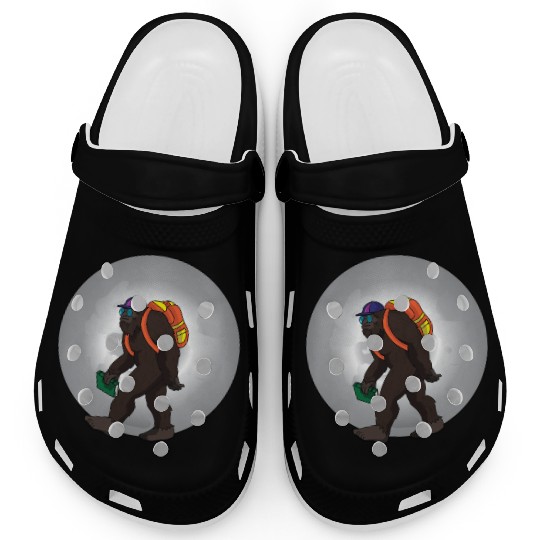 Bigfoot Backpack Funny Back To School for Boys or Clogs