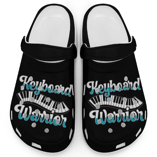 Keyboard Warrior Piano Musician Pianist Music Clogs