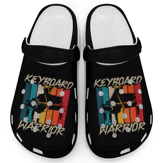 Keyboard Warrior Piano Musician Pianist Music Clogs