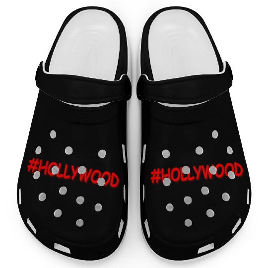 "#HOLLYWOOD" Cute Design. Buy Now Clogs