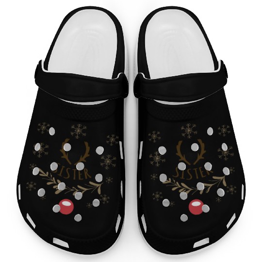 Sister Family Christmas Matching Clogs