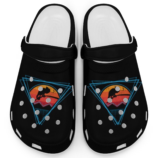 Retro Chameleon For Chameleon Lover Clogs