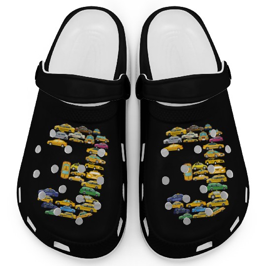 3rd Birthday Gift Taxi Car Boys Kids 3 Year Old Clogs