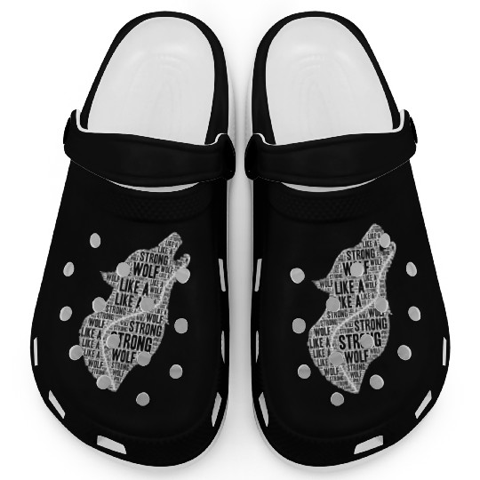 Strong Like A Wolf Clogs
