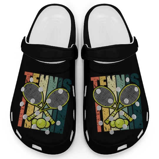 Tennis Player Present Tennis Club Coach Sport Clogs