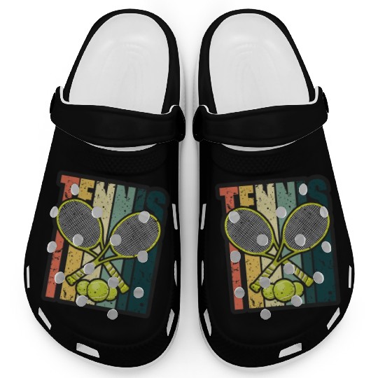 Tennis Player Present Tennis Club Coach Sport Clogs