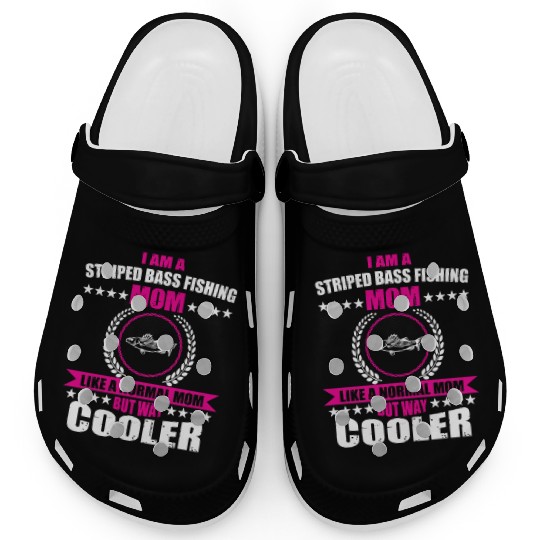 Striped Bass Fishing Mom Clogs