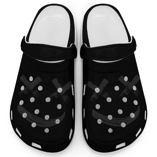 X Eyes Happy Face Emoticon X Eyed Smile Clogs