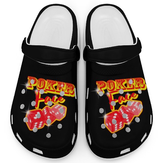 poker face Clogs