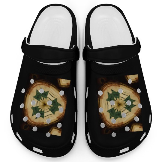 Woody Flower Clogs