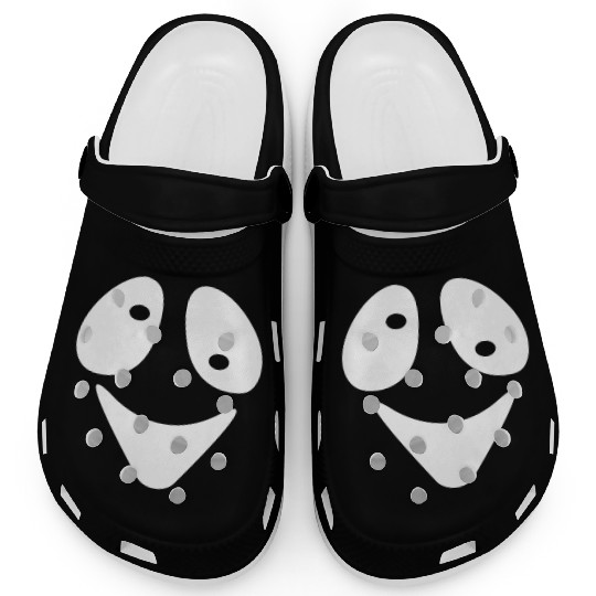 Halloween Scary Ghost Face Costume Clogs