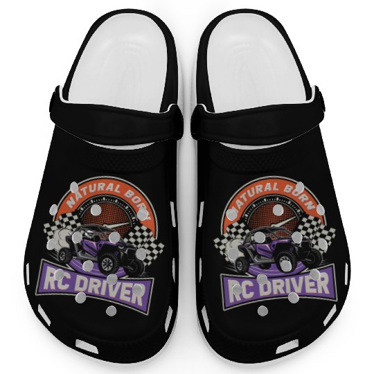 Natural Born RC car Driver Racer Remote Controlled Clogs