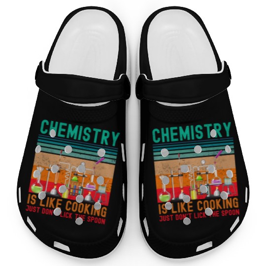 Funny chemistry lab chemical laboratory technician Clogs