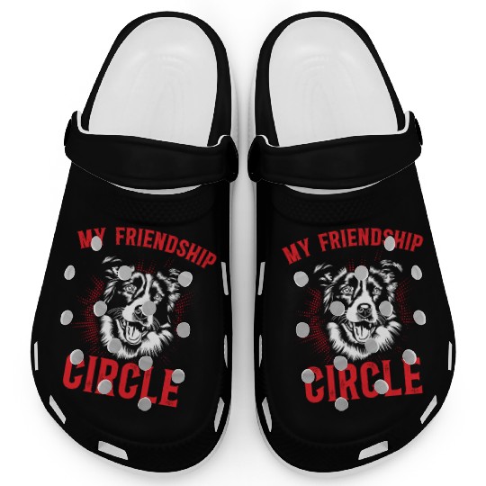 My Friendship Circle Dog Puppy Paw Border Collie Clogs