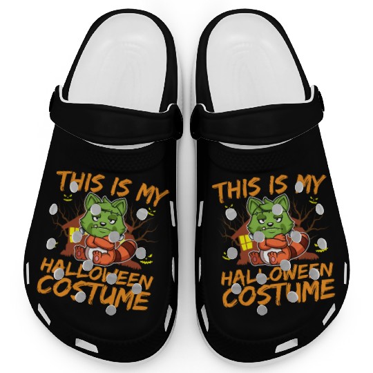 Scary Creepy Animal This Is My Halloween Costume Clogs