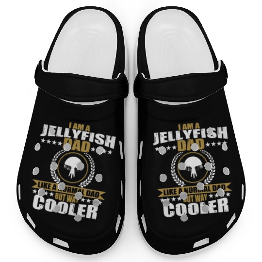 Funny Jellyfish Dad Clogs