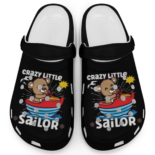 Sailing Sailboat Boating Kid Child Yacht Boat Clogs