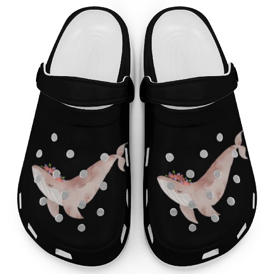 Whale Squad Whale lover Whale Graphics Clogs