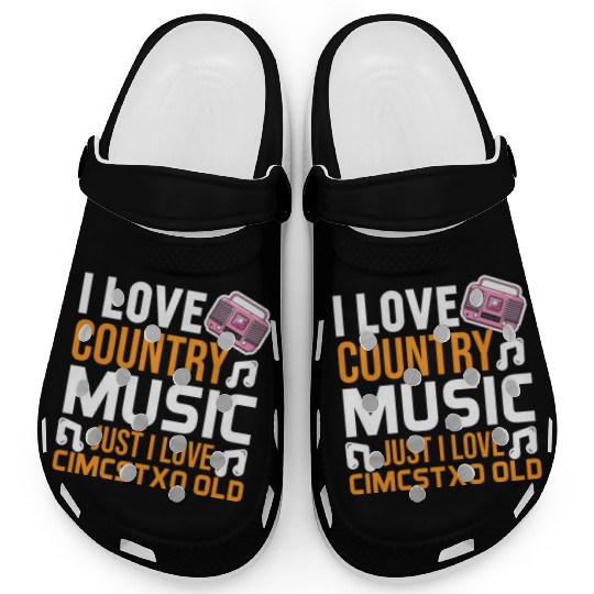 I love Country Music Clogs