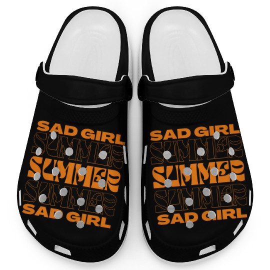 SAD GIRL SUMMER - ORANGE Clogs