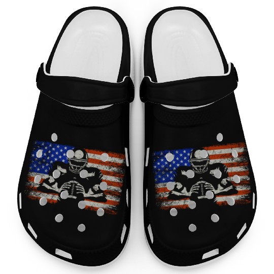 US Football Player Coach American Football Clogs