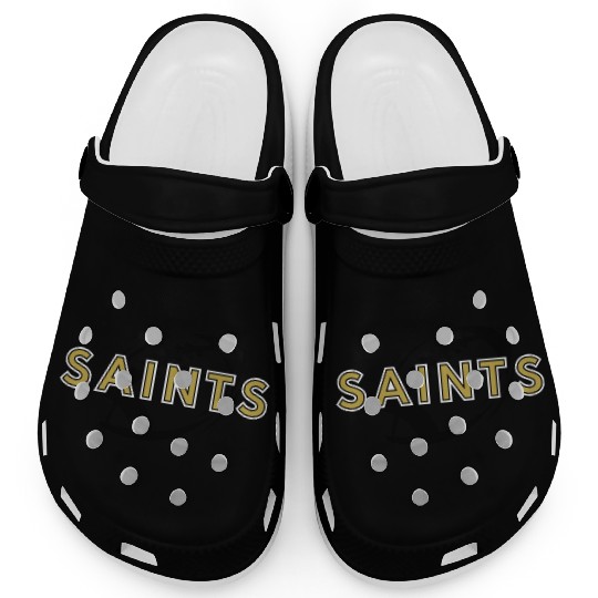 Saints Football Clogs