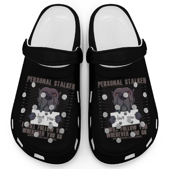 Funny Cane Corso Dog Italian Mastiff Lover Gift Clogs