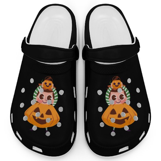 Halloween Trick or Treat with Cartoon Character Clogs