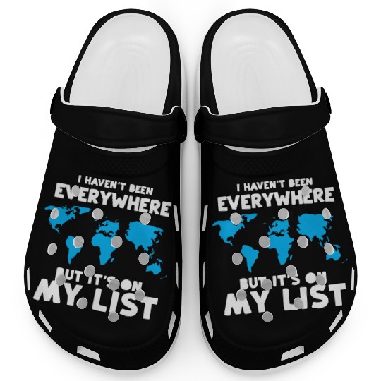 Travel Gift for Men or Women World Traveler I Have Clogs