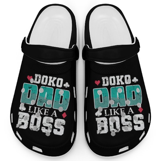 Doko Dad Like a Boss Card Game Hobby Clogs