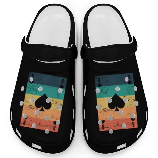 Ace of Spades Poker or Skat Card Game Game Clogs