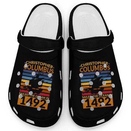 Columbus Day Navigator Ship Christopher Columbus Clogs