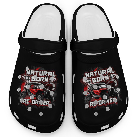 Natural Born RC car Driver Racer Remote Controlled Clogs