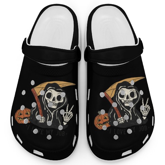 Skeleton Halloween Clogs