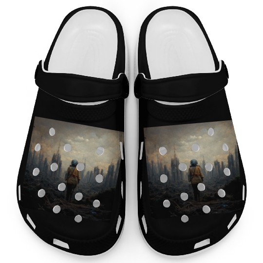 Apocalypse end of the wolrd painting Clogs