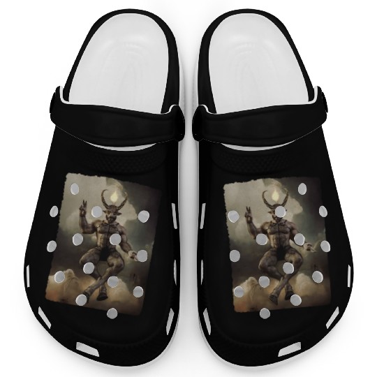 Daddy Baphomet dark PG Clogs