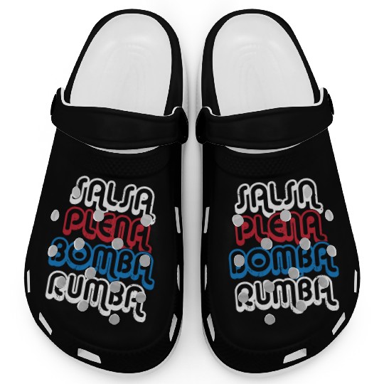 Puerto Rico Dance Salsa Plena Bomba Rumba Clogs