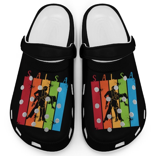 Retro Dance Salsa Dancer Clogs