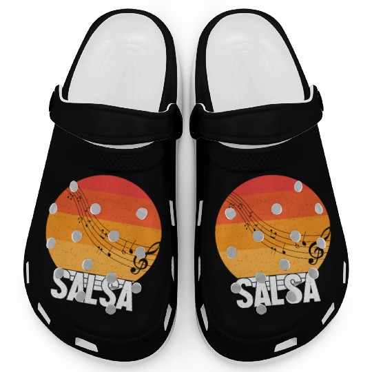 Retro Salsa Dance Clogs