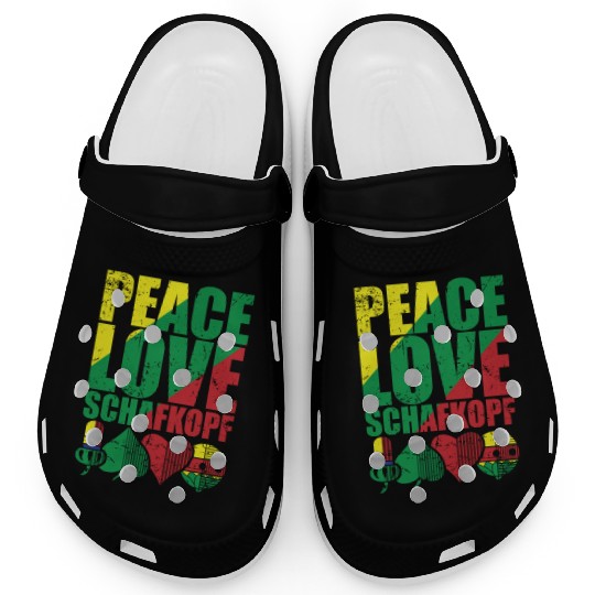 Peace Love Sheepshead Card Game Playing Card Clogs