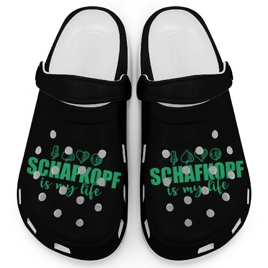 Schafkopf is my Life Card Game playing Card Clogs