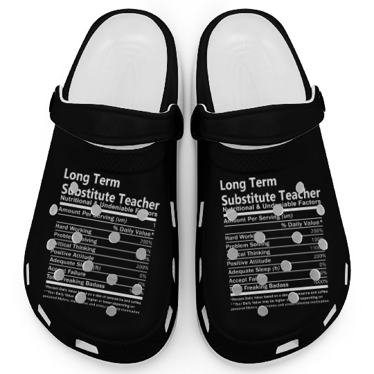 Long Term Substitute Teacher Clogs - Nutritional