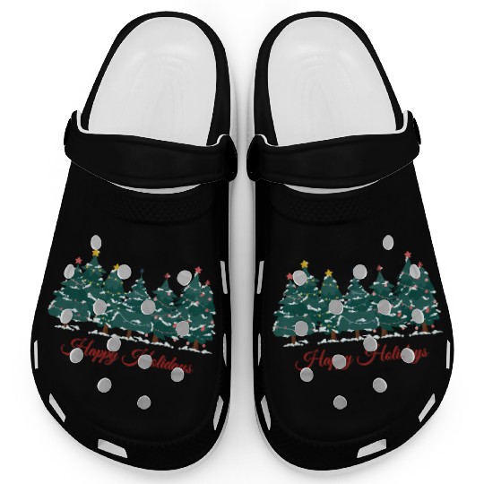 Happy Holidays Clogs