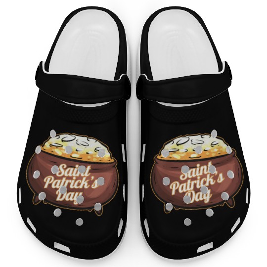 Pot Of Gold For St. Patricks Day Clogs